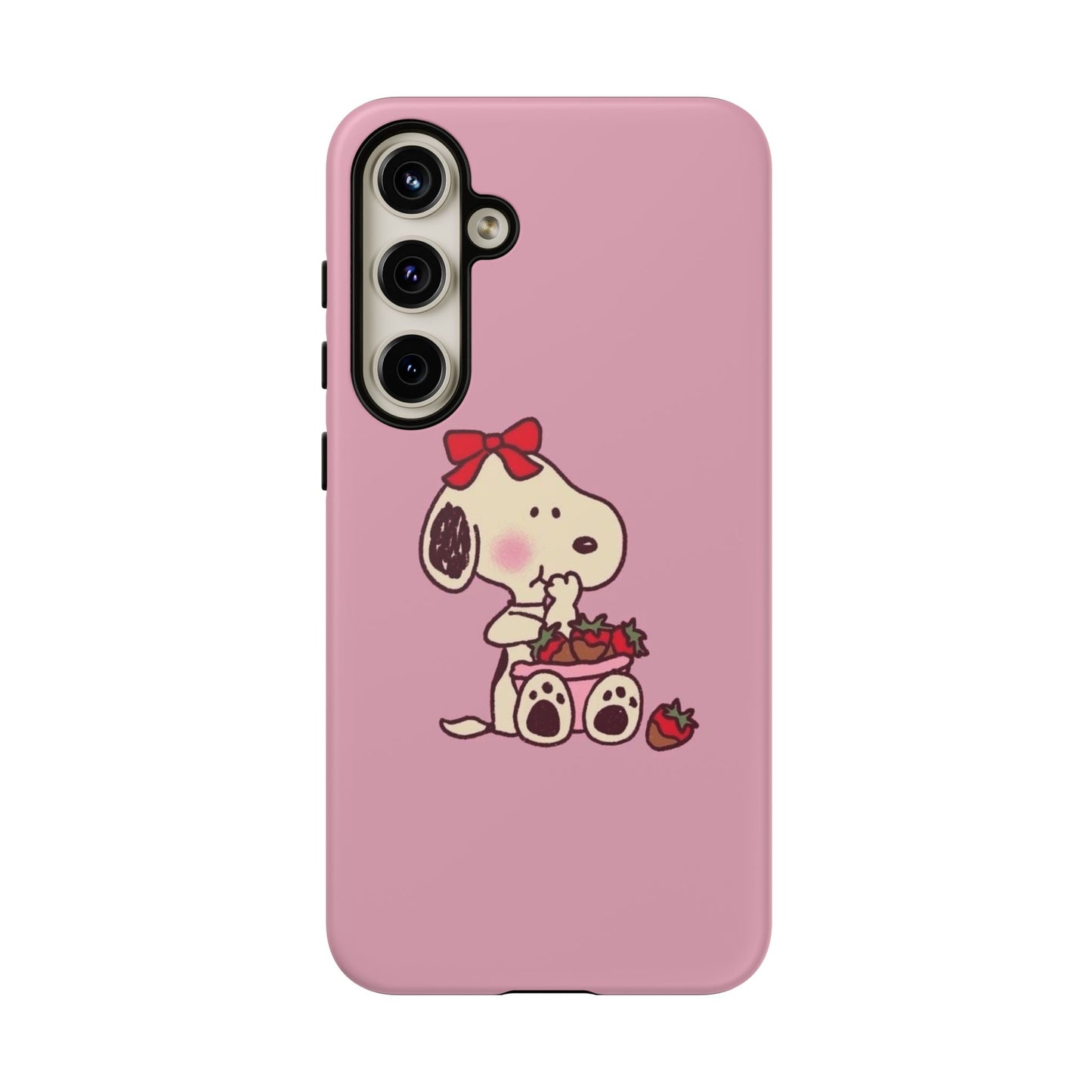 Snoopy eating strawberries 🍓