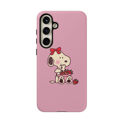 Snoopy eating strawberries 🍓