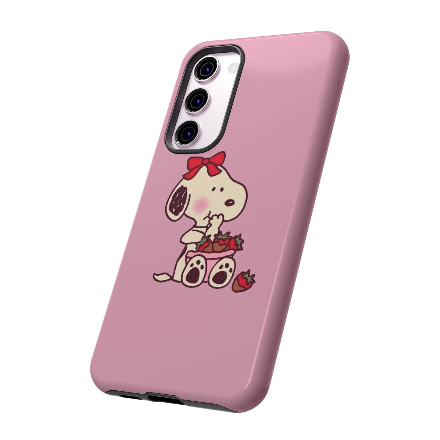 Snoopy eating strawberries 🍓