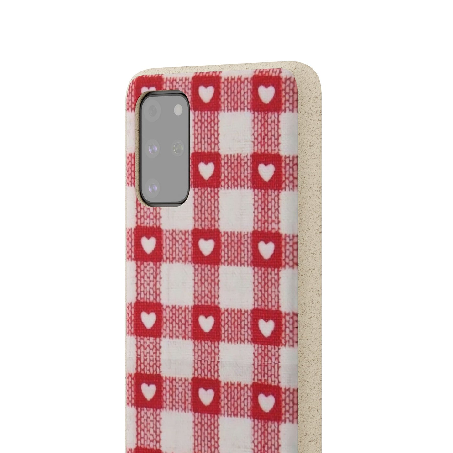 Heart Checkered Biodegradable