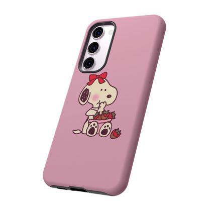 Snoopy eating strawberries 🍓