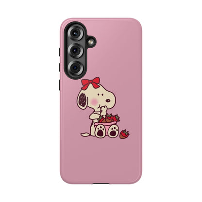 Snoopy eating strawberries 🍓