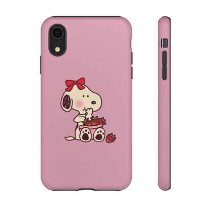 Snoopy eating strawberries 🍓