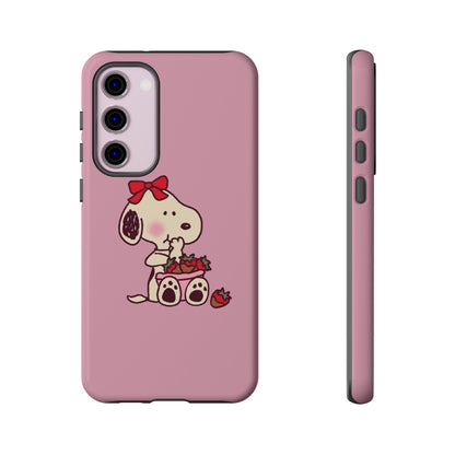 Snoopy eating strawberries 🍓