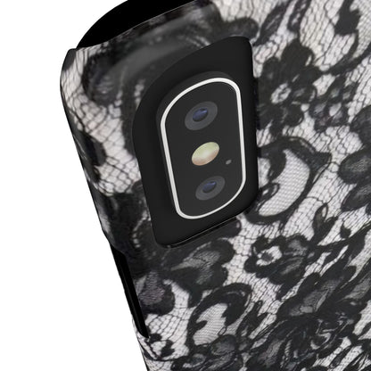 Elegant Floral Lace Slim Phone Cases, Stylish Accessories for Her, Chic Gift for Birthdays, Weddings, Fashionable Tech Gear