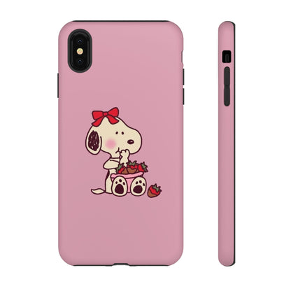 Snoopy eating strawberries 🍓
