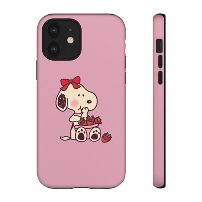 Snoopy eating strawberries 🍓