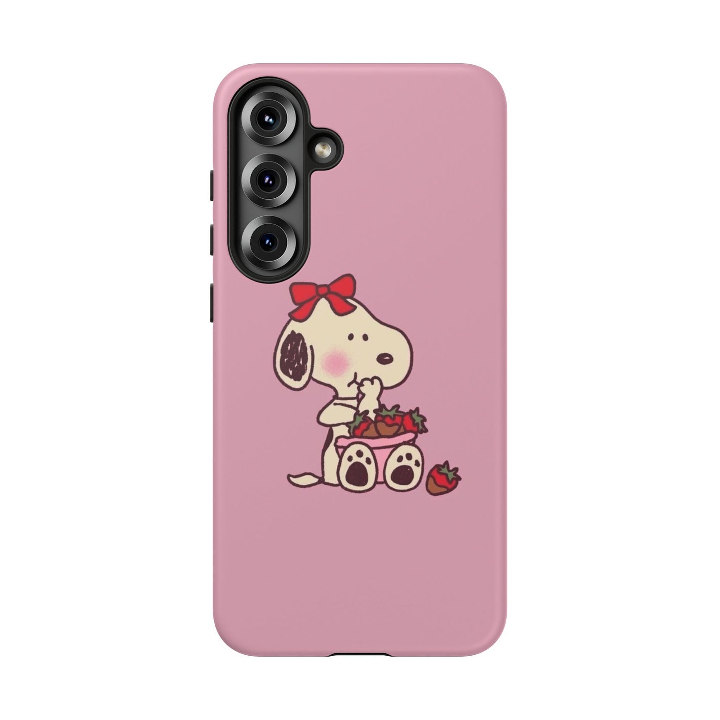 Snoopy eating strawberries 🍓