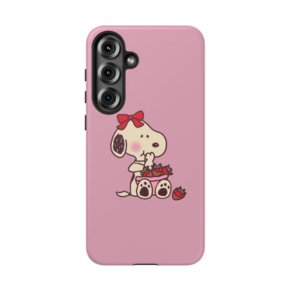 Snoopy eating strawberries 🍓