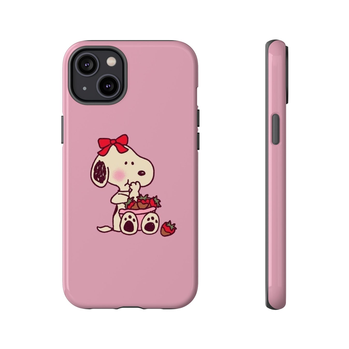 Snoopy eating strawberries 🍓