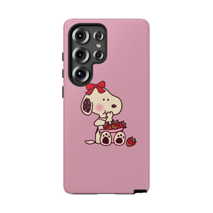 Snoopy eating strawberries 🍓